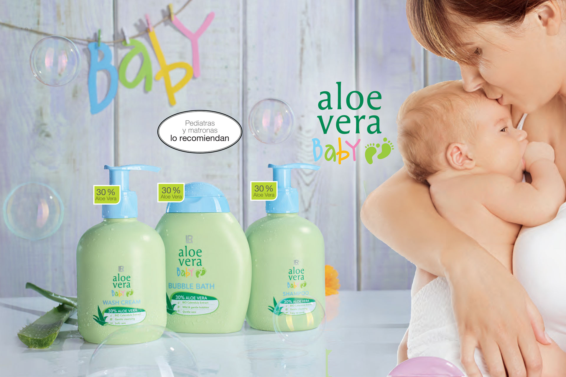 Aloe Vera Bebe - cuidado para bebes
