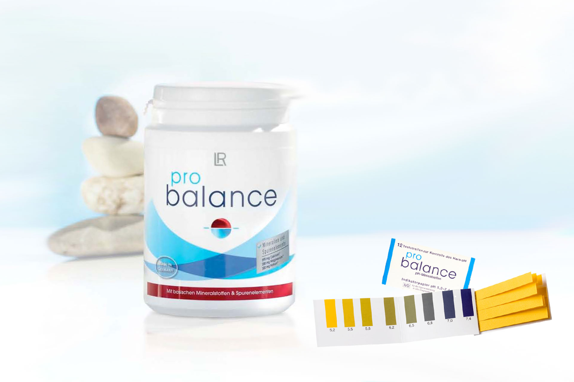 Probalance - Minerales alcalinos para regular el sistema ácido base y cintas para medir el pH
